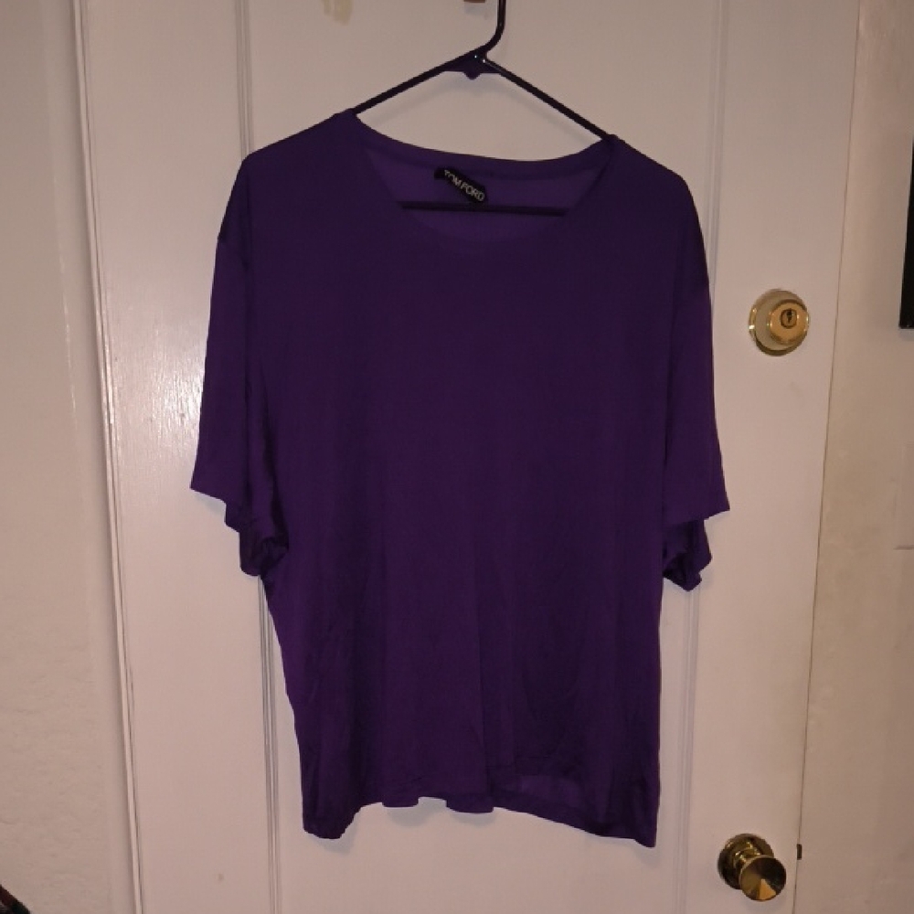 Tom Ford | Purple Short Sleeve Tee